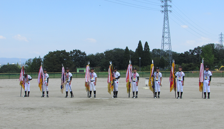 数々の優勝旗！